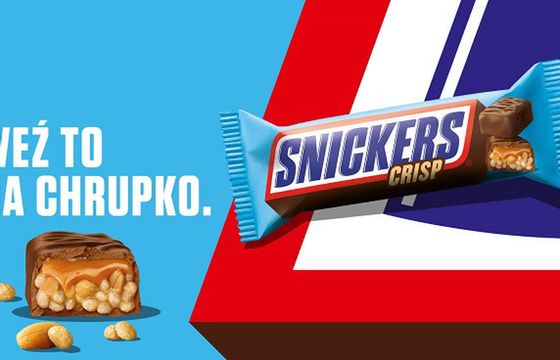 "Weź to na chrupko" w reklamie Snickers Crisp