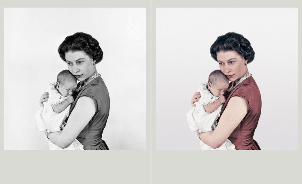 Queen Elizabeth II & Prince Andrew (1960) Courtesy of Cecil Beaton