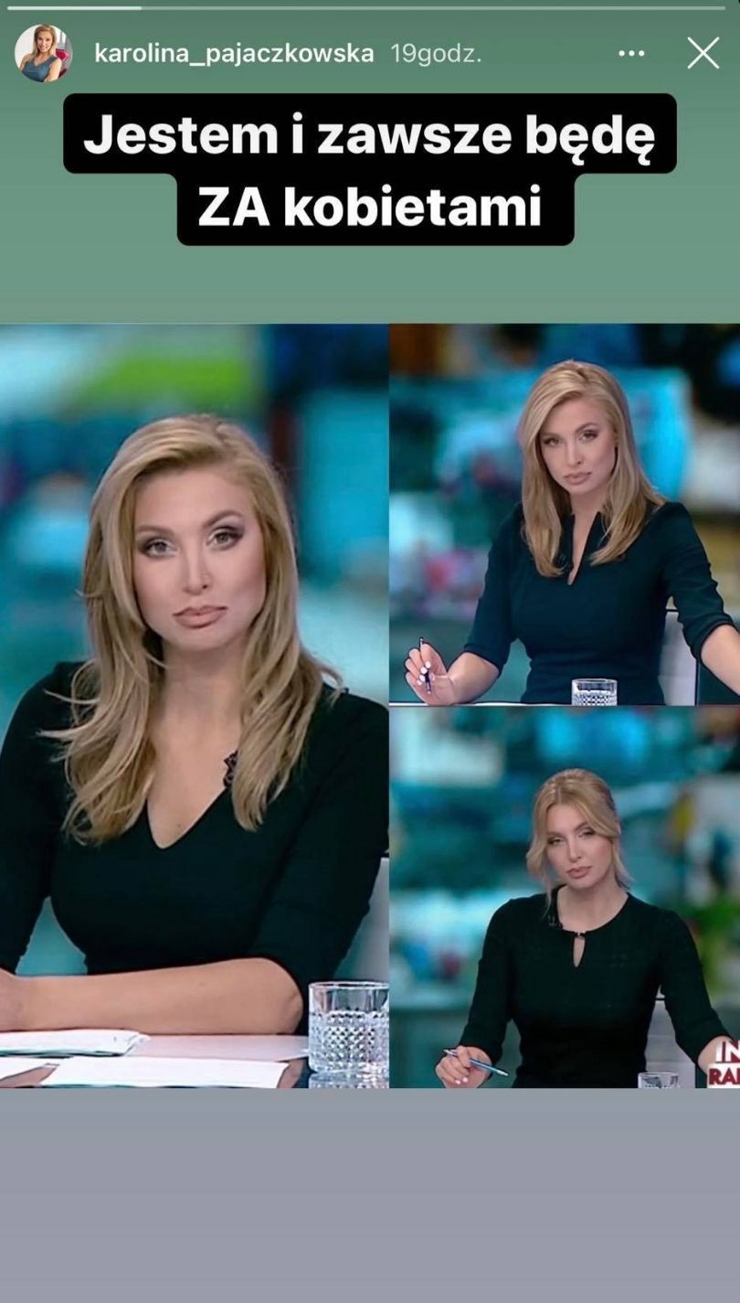 Karolina Pajączkowska wspiera kobiety