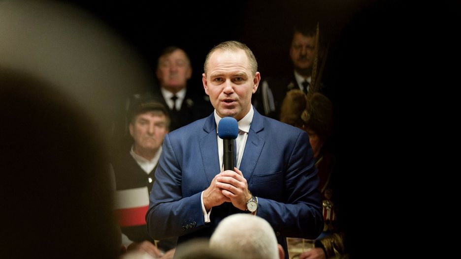 Kandydat na Prezydenta RP Karol Nawrocki w Knyszynie