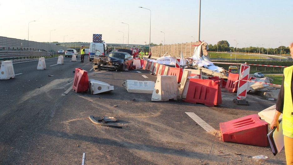 Warszawa. Sobotni wypadek na trasie S8ie 