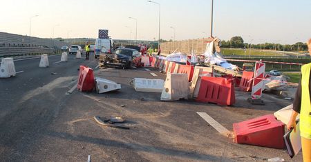 Warszawa. Wypadek na S8. Kierowca zgłosił się na policję