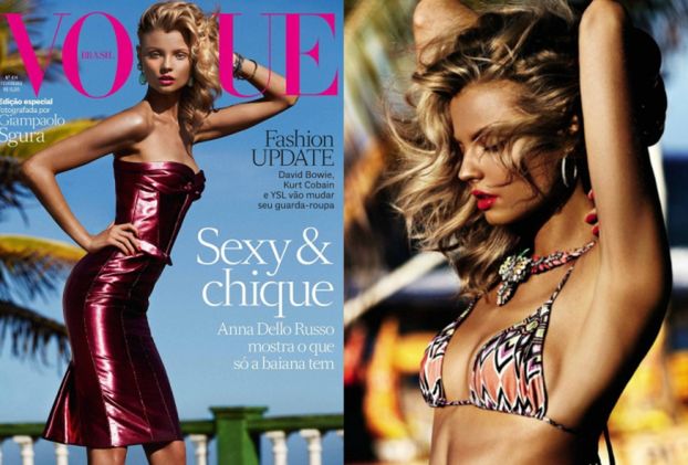 Frąckowiak na okładce "Vogue Brasil"! (ZDJĘCIA)