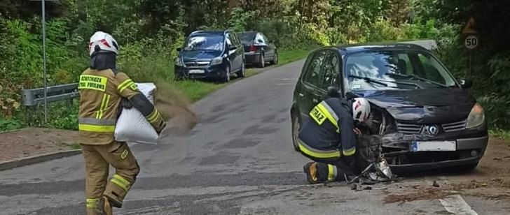 Kolizja drogowa w Witosławicach