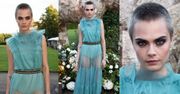 Cara Delevingne pokazuje majtki w tiulowej sukni