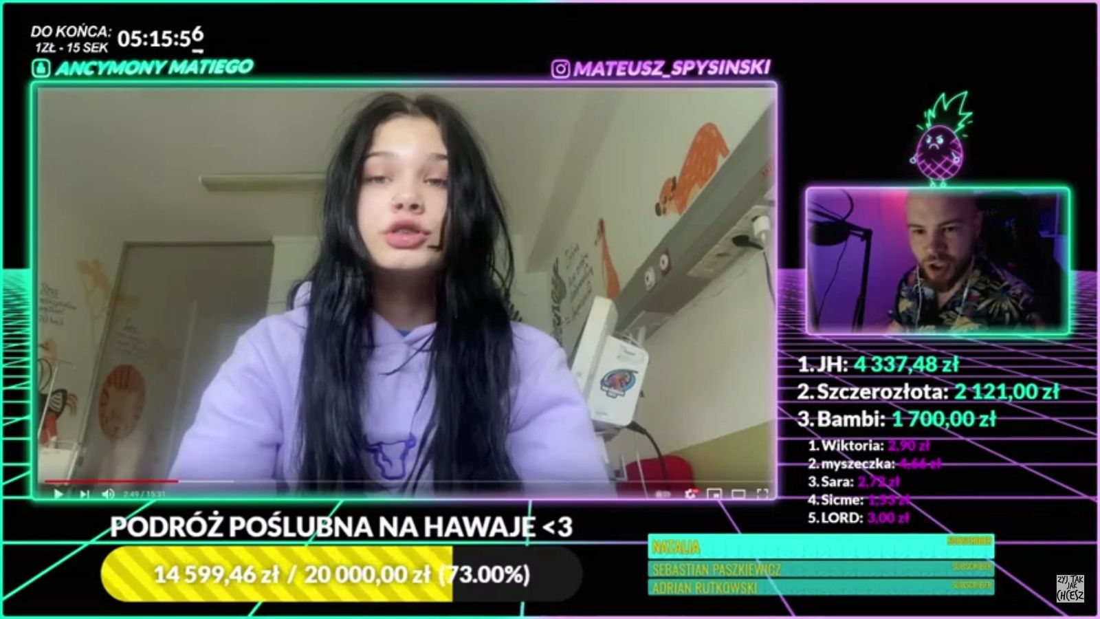 Live Mateusza Spysińskiego