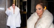 Jennifer Lopez w FUTRZE i kryształowych kozakach paraduje po Nowym Jorku. Ikona? (ZDJĘCIA)