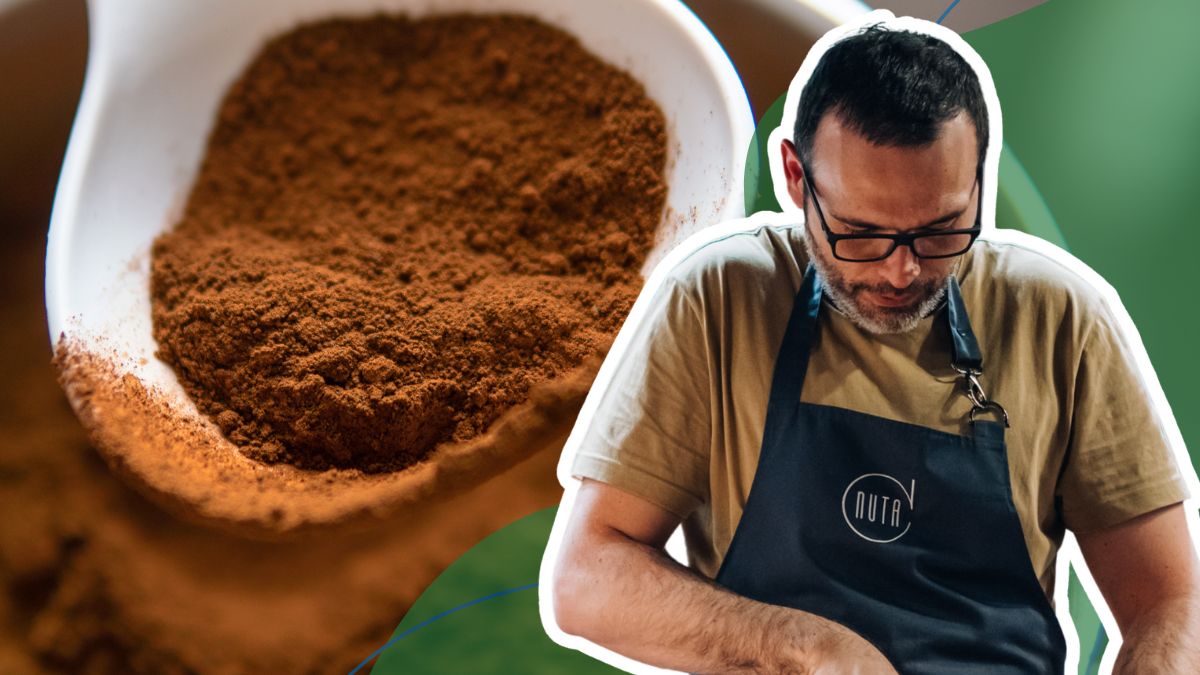 Chef Andrea Camastra używa w kuchni grzybów w formie pudru