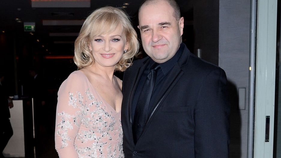 Katarzyna i Cezary Żakowie na starym zdjęciu z czasów narzeczeństwa