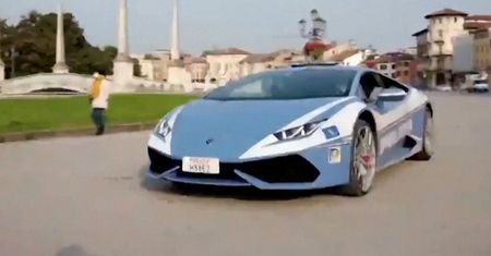 Jechali Lamborghini 230 km/h. Policjanci transportowali nerkę
