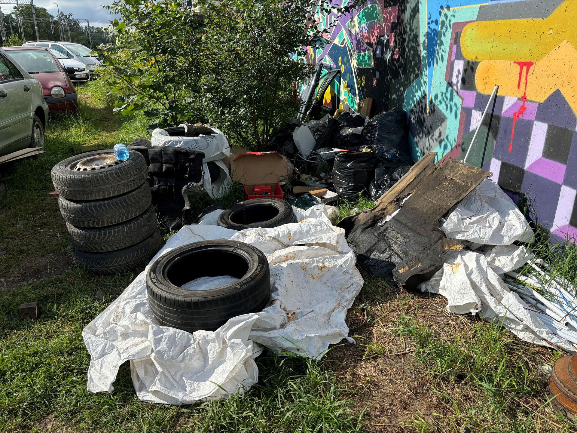 Nielegalny warsztat samochodowy w Sopocie