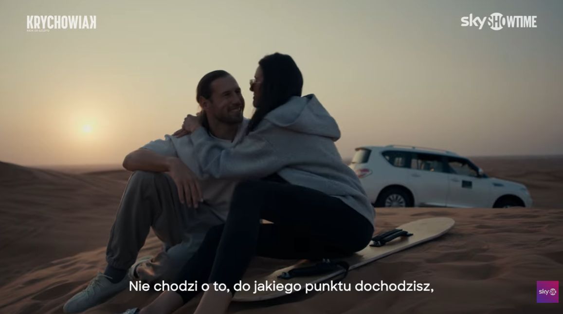 Grzegorz Krychowiak i Celia Jaunat