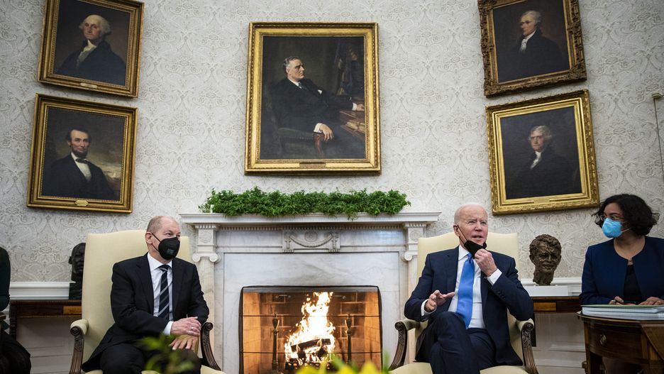 Olaf Scholz spotkał się w Białym Domu z Joe Bidenem