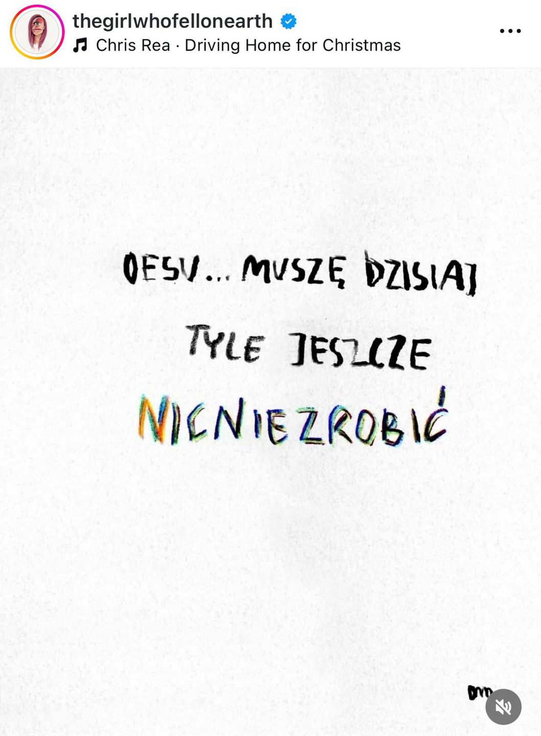 Poświąteczne grafiki Matyldy Damięckiej