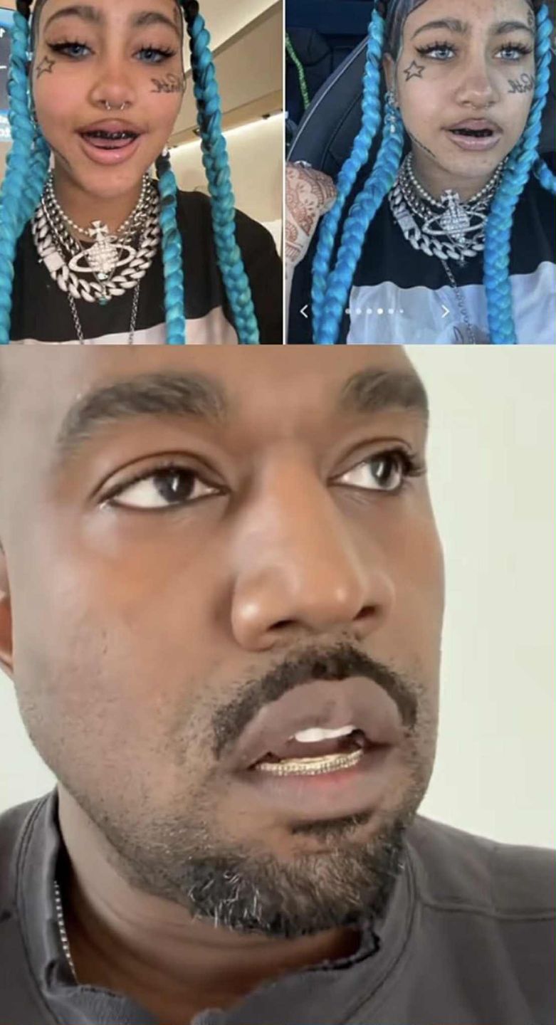 Kanye West jest OBURZONY aparycją North