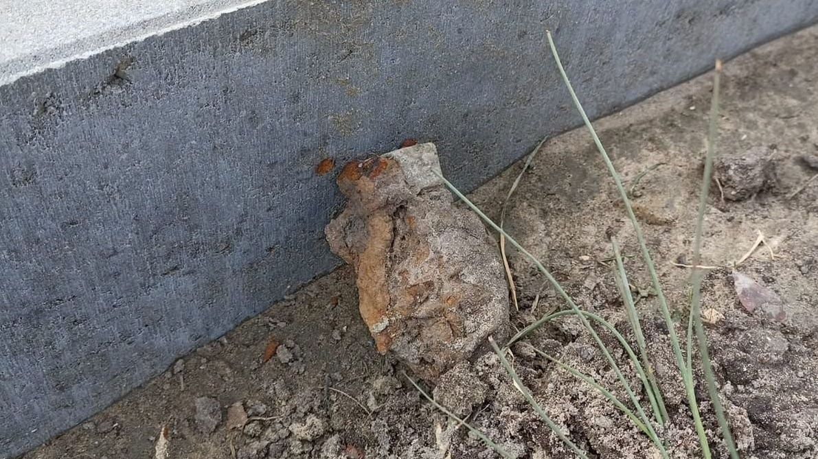 Granat znaleźli budowlańcy 