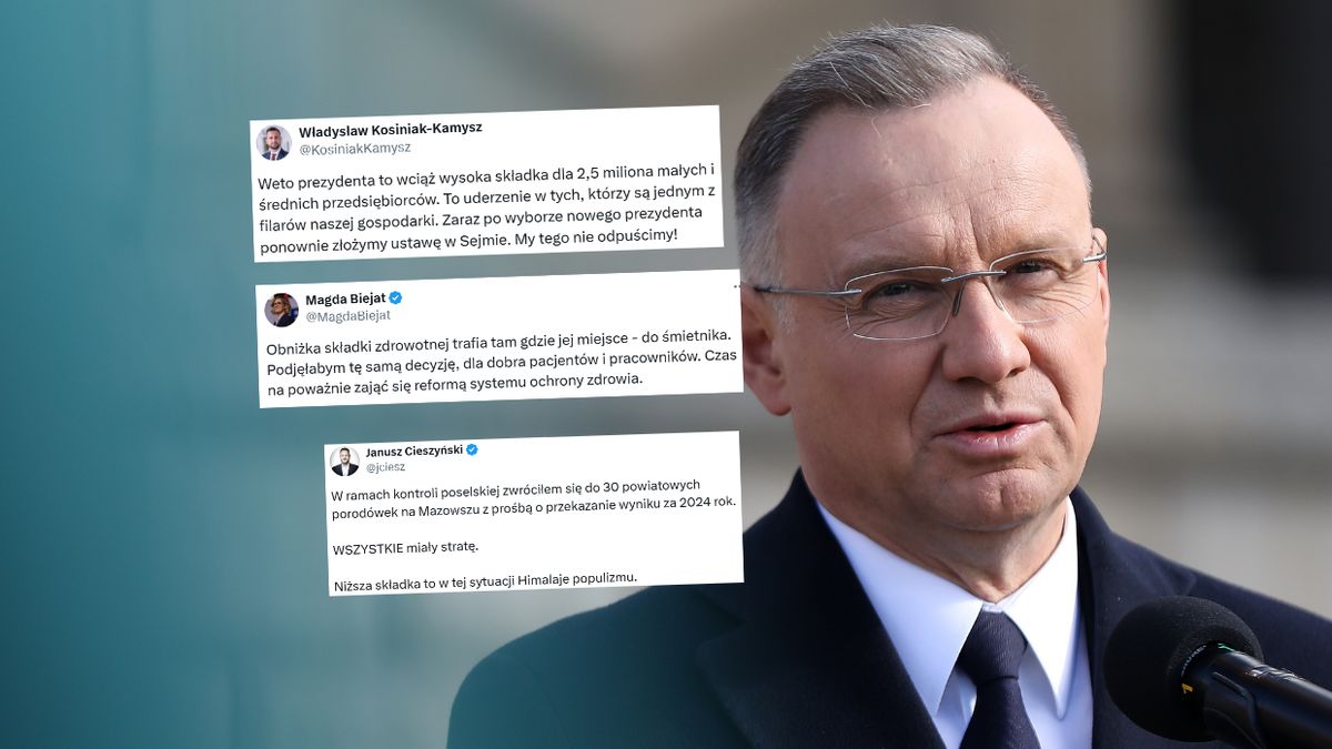 Fala komentarzy po wecie Dudy