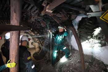 Odkrycie w kopalni Guido. Znaleźli go 320 metrów pod ziemią