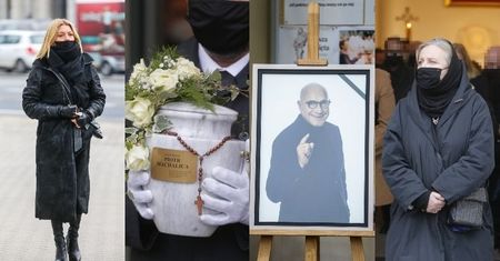Pogrzeb Piotra Machalicy. Edyta Olszówka, Krystyna Janda, Cezary Żak i inni artyści złożyli hołd zmarłemu aktorowi (ZDJĘCIA)