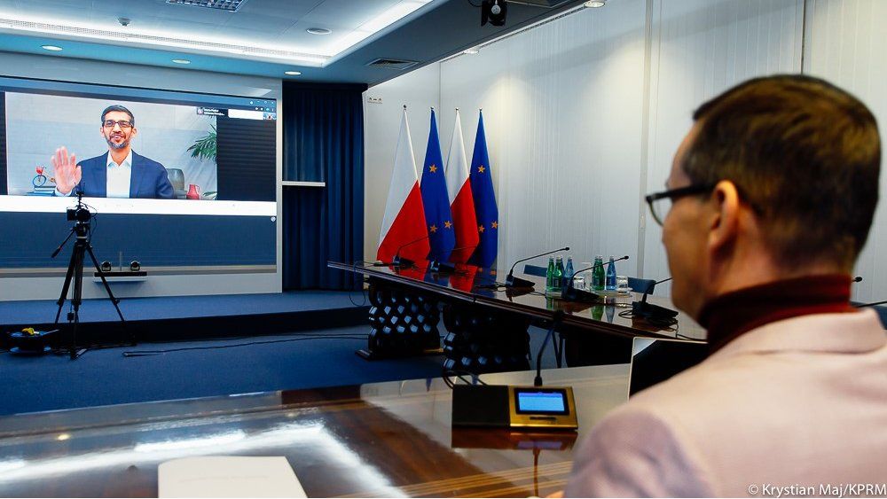 Inauguracja najważniejszej inwestycji w obszarze nowych technologii musiała odbyć się, siłą rzeczy, zdalnie