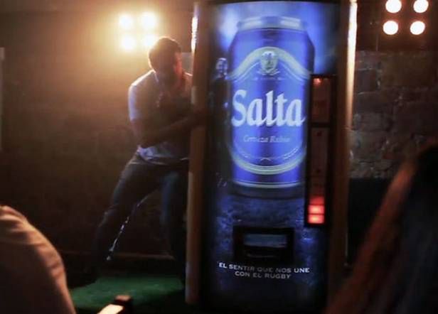 Automat z napojami Rugbeer. Tylko silni zasługują na piwo! [wideo] 1