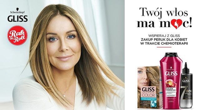 Gliss z Fundacją Rak &amp; Roll i Małgorzatą Rozenek-Majdan inicjuje akcję „Twój włos ma moc!”
