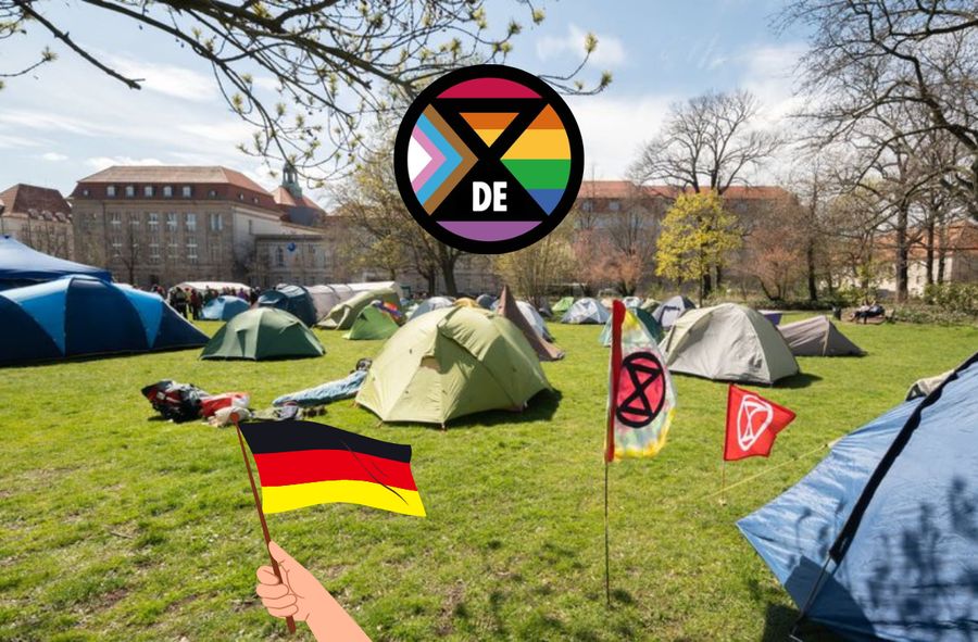 Spring Camp Extinction Rebellion w Berlinie