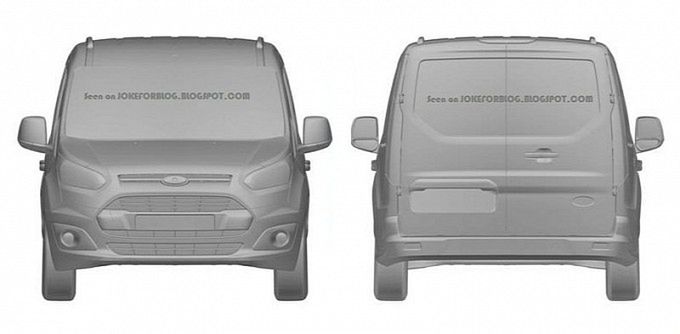 Nowy Ford Transit Connect - rysunki patentowe (źródło: Joke For Blog)