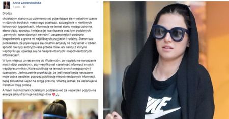 Lewandowska... grozi sądem za pisanie o jej ciąży: "To niesprawdzone i nieprawdziwe informacje!"