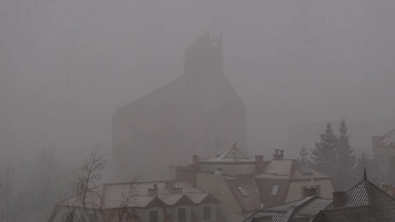 Burza śnieżna w Lublinie