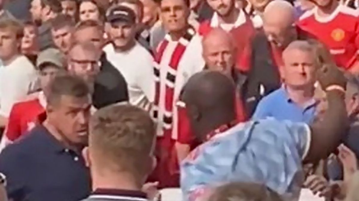 Na trybunach wywiązała się sprzeczka między kibicami