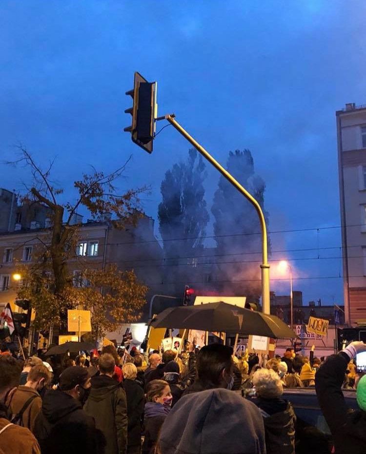 Maja Ostaszewska mówi o ataku na piątkowy protest