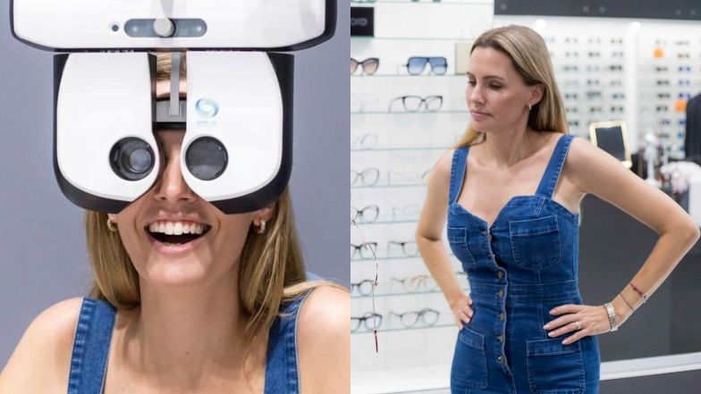 Maja Hyży wybiera okulary u optyka