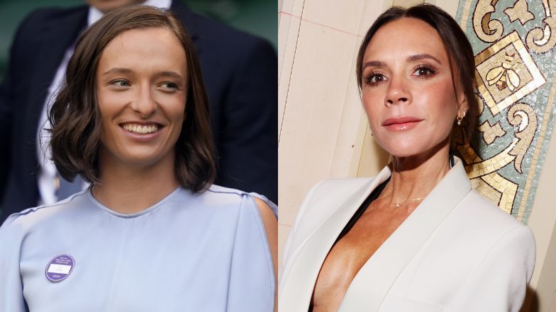 Świątek pozowała w sukience od Beckham. Podziękowała jej