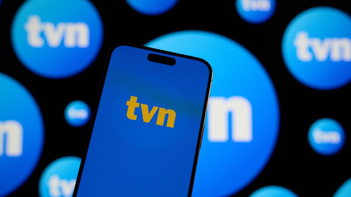 The logo of Poland's largest commerical broadcaster TVN is seen in this illustration photo taken in Warsaw, Poland on 11 December, 2024. PM Donald Tusk on Wednesday announced a legislative initiative for the protection of both TVN and Polsat as protected entities of strategic importance to the state after far-right Czech and Hungarian businesess declared interest in buying the Warner Discovery owned TVN. (Photo by Jaap Arriens/NurPhoto via Getty Images)