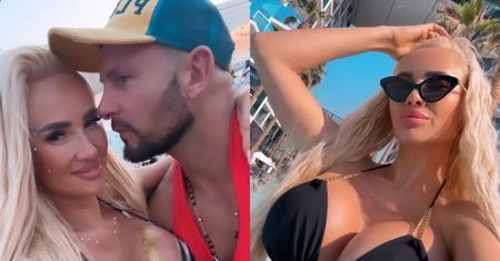 Odchudzona Izabela Macudzińska dokazuje z mężem w Dubaju (ZDJĘCIA)