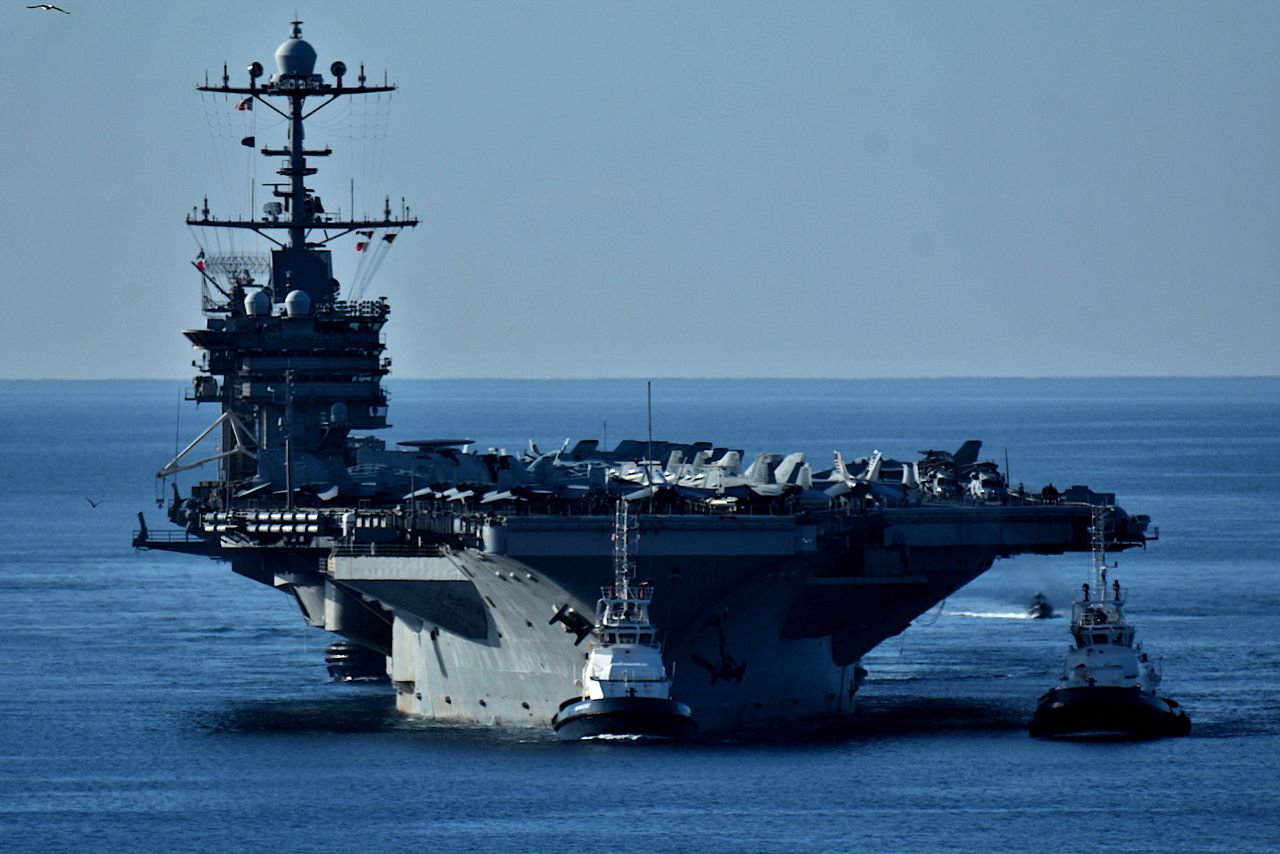 American aircraft carrier USS Harry Truman