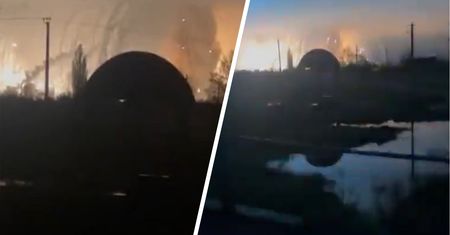 Potężne eksplozje po ataku Rosjan na miasto