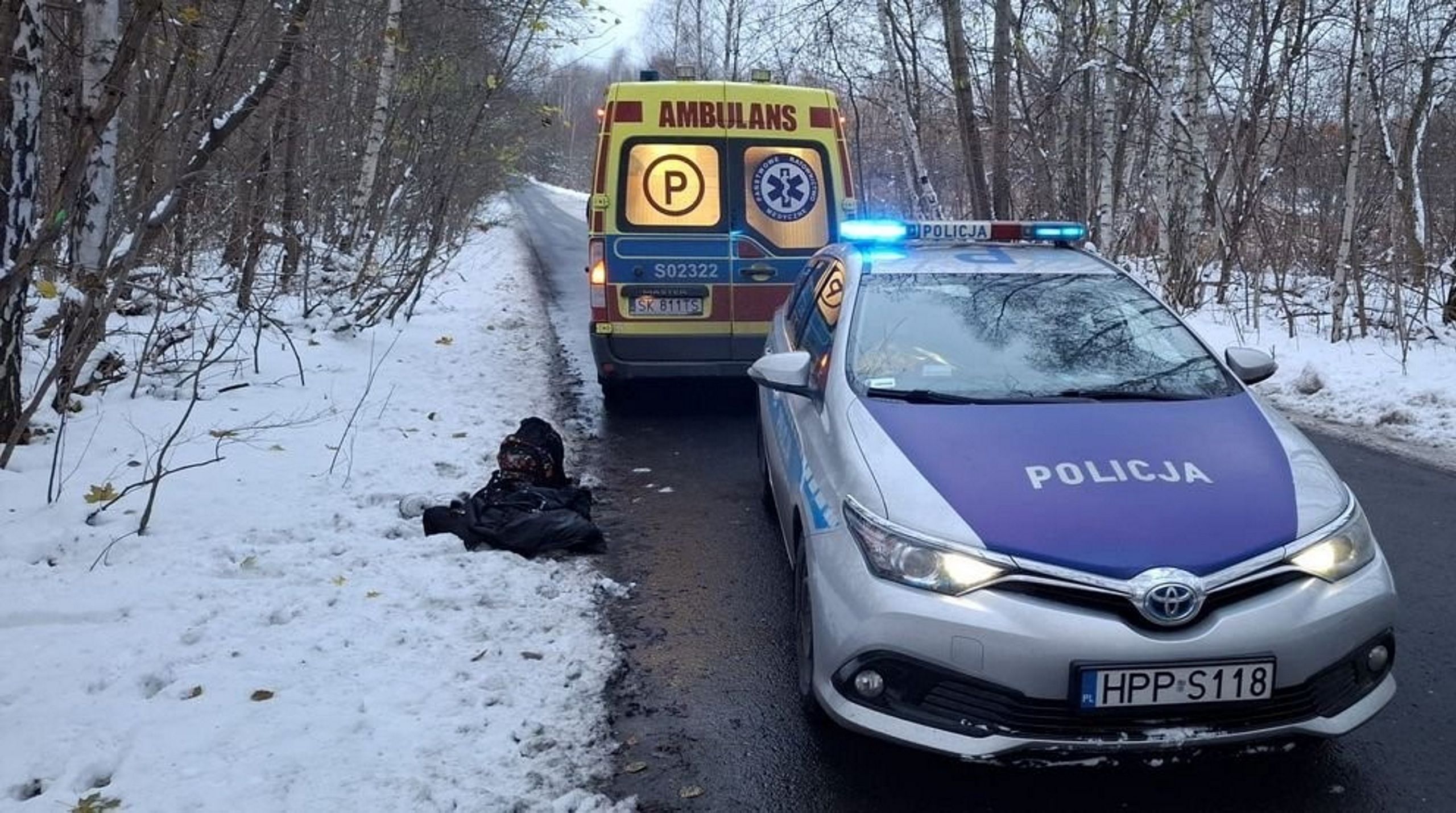 Znaleźli 16-latka w zaspie. Leżał w śniegu  całą noc