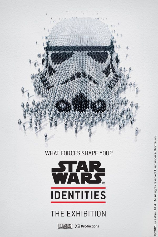 Plakat promujący wystawę Star Wars Identities