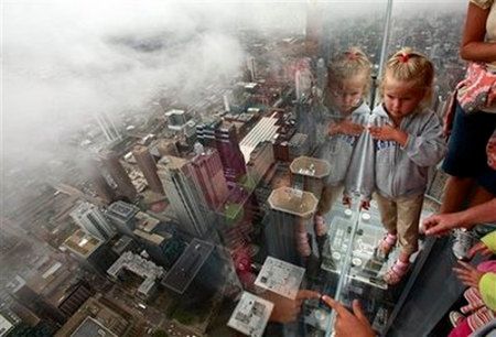 Przerażający balkon w Sears Tower 2