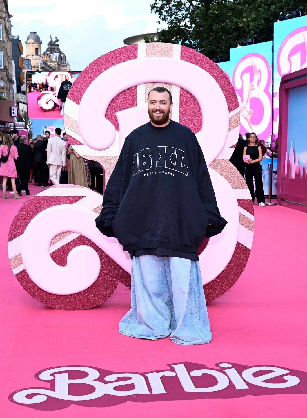 Sam Smith na londyńskiej premierze "Barbie"
