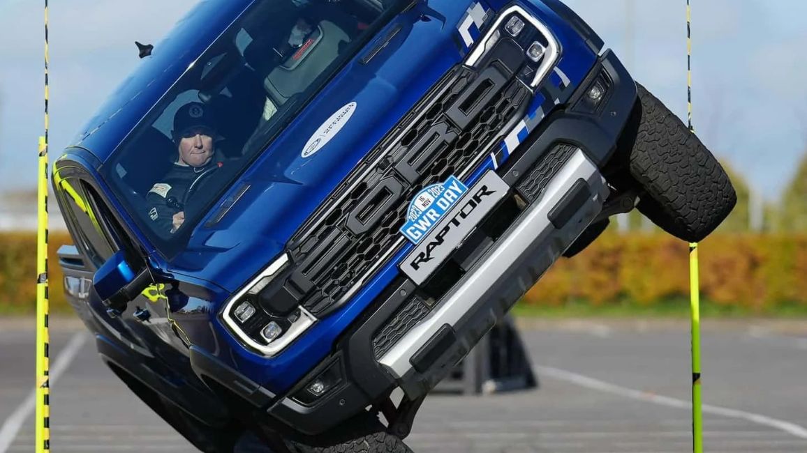 Ford Ranger Raptor podczas próby 