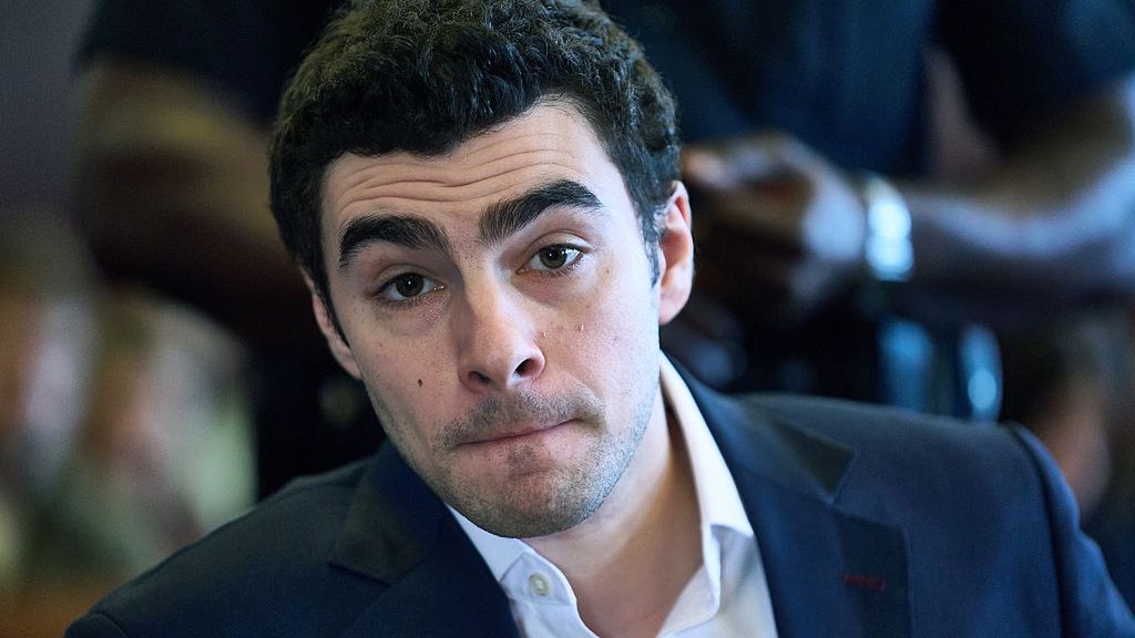 Luigi Mangione podczas procesu w sądzie