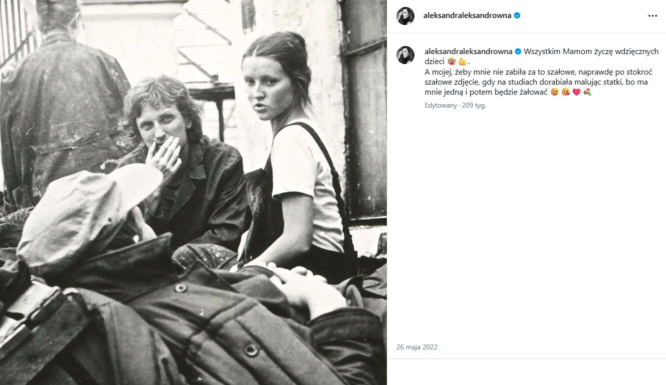Jolanta Kwaśniewska w młodości