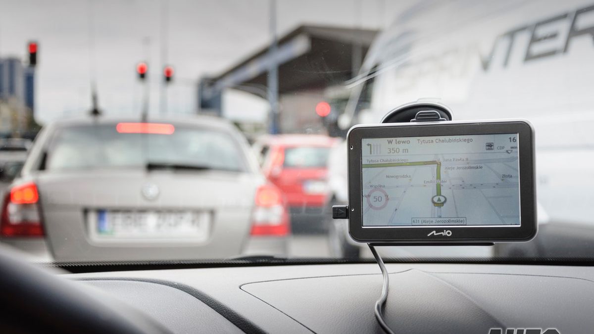 Mio Spirit 7550 LM podczas naszego testu kuriera