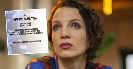 Data śmierci Magdaleny Majtyki. To dlatego takie liczby figurują na nekrologu