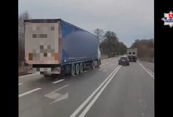 Obywatel Litwy szarżował ciężarówką. Nagrał go jeden z kierowców