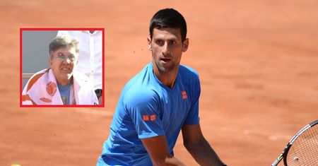 Novak Djoković nie mógł przegapić tego kibica. Oryginalna stylizacja