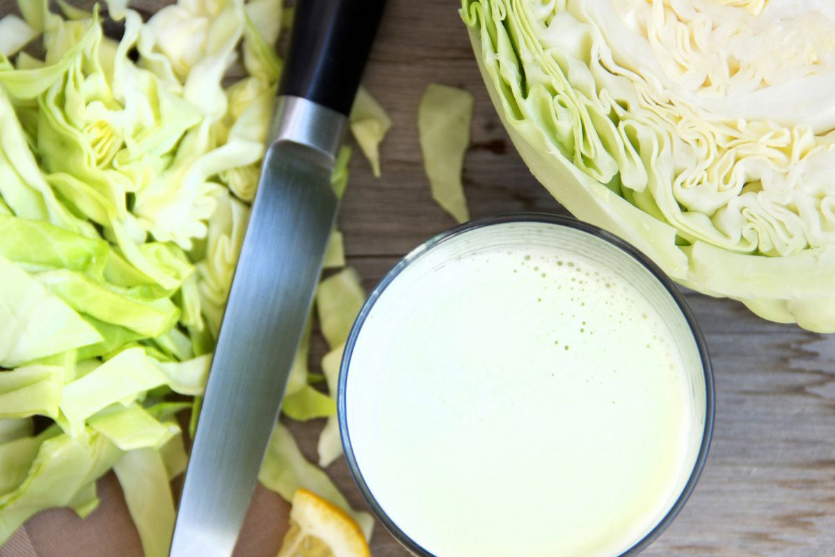 White cabbage juice